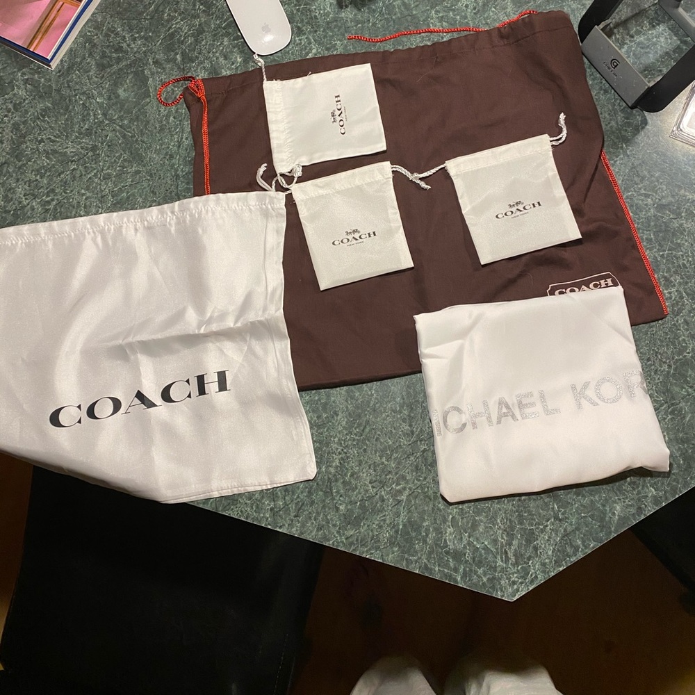 Coach dust bags